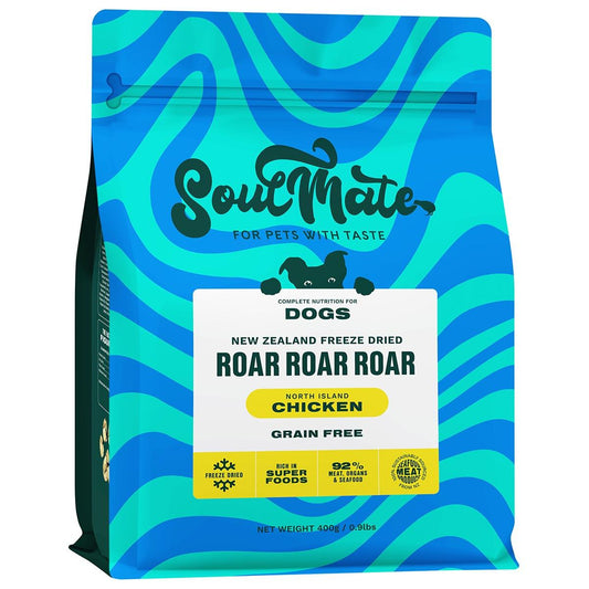 SoulMate Roar Roar Roar North Island Chicken Freeze Dried Dog Food
