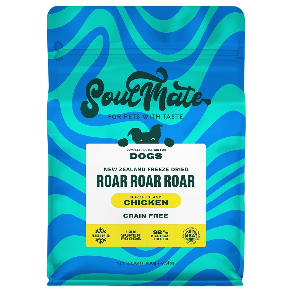 SoulMate Roar Roar Roar North Island Chicken Freeze Dried Dog Food
