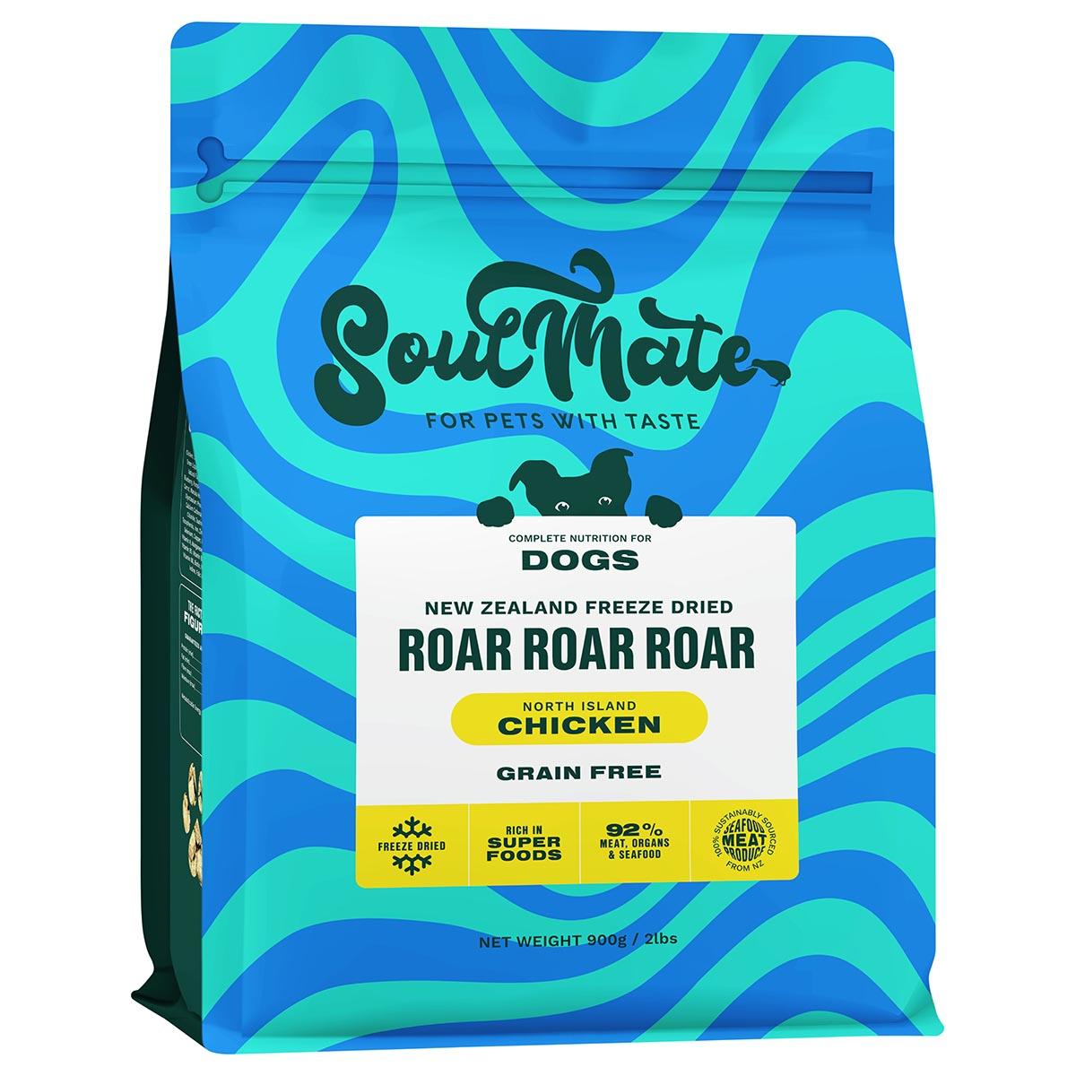 SoulMate Roar Roar Roar North Island Chicken Freeze Dried Dog Food