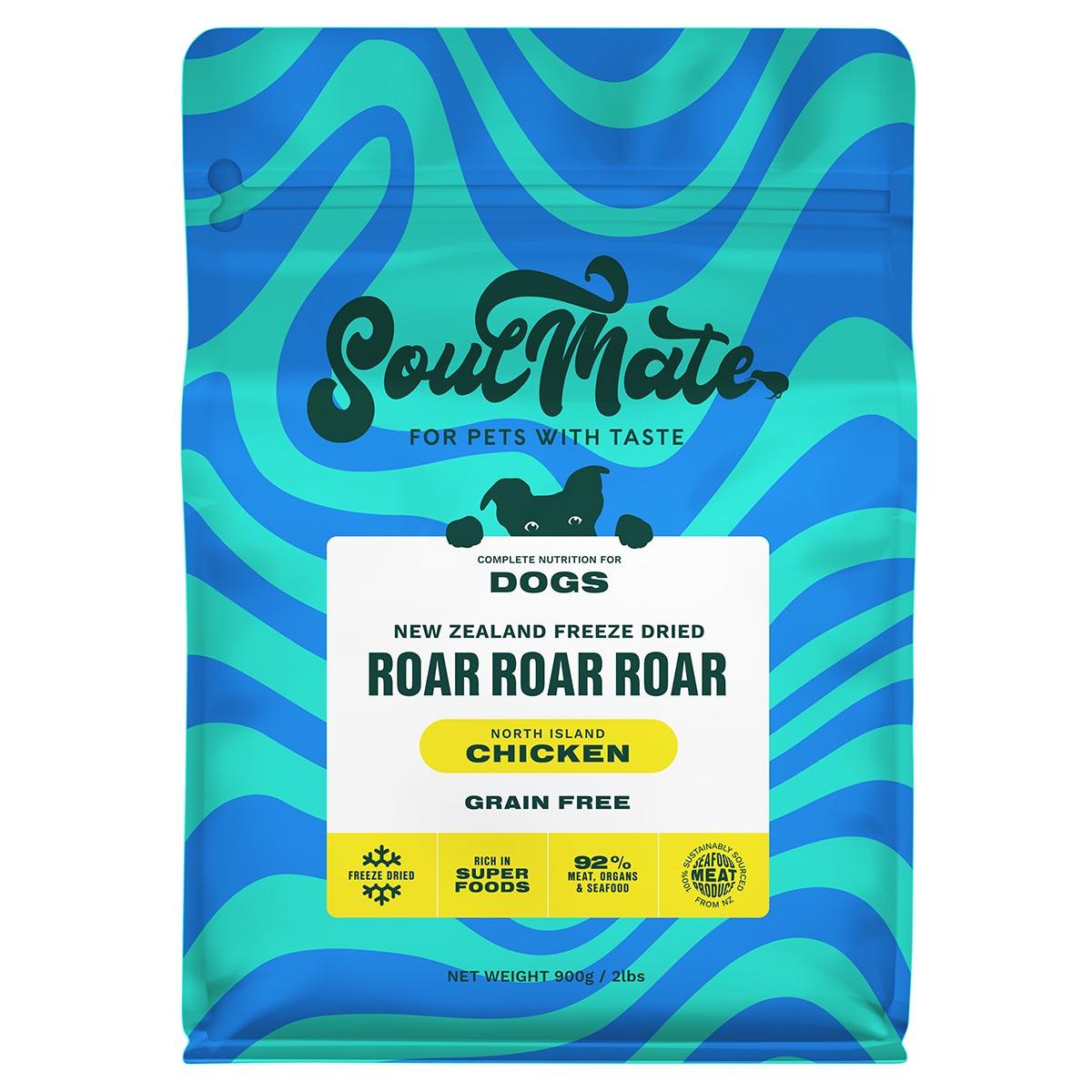 SoulMate Roar Roar Roar North Island Chicken Freeze Dried Dog Food