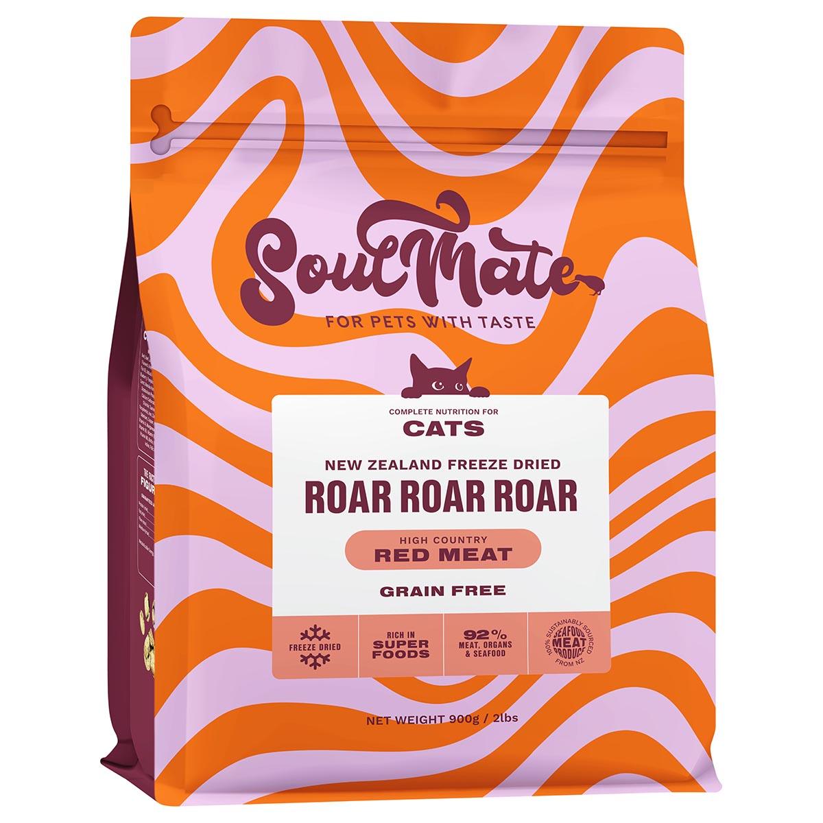 SoulMate Roar Roar Roar High Country Red Meat Freeze Dried Cat Food