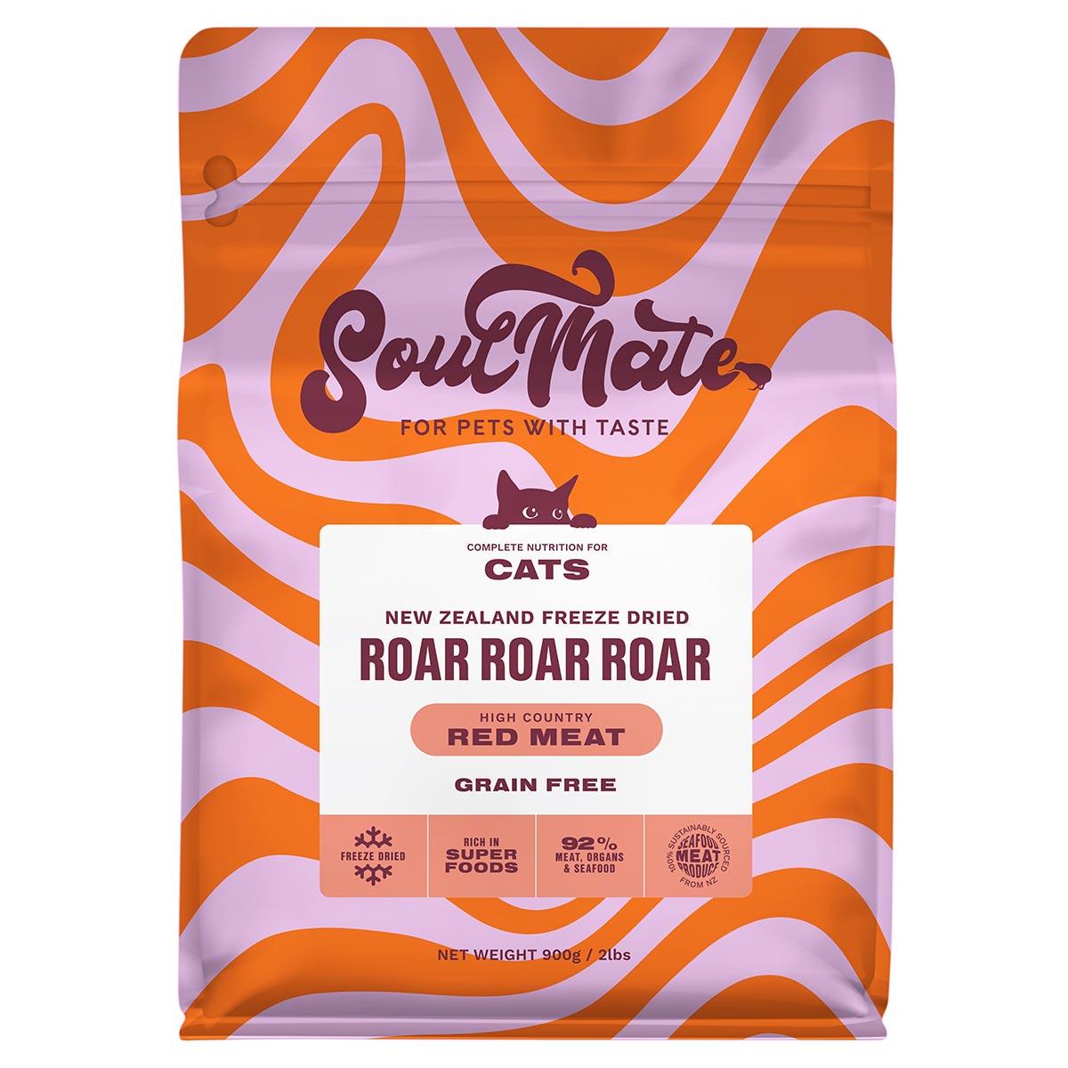 SoulMate Roar Roar Roar High Country Red Meat Freeze Dried Cat Food