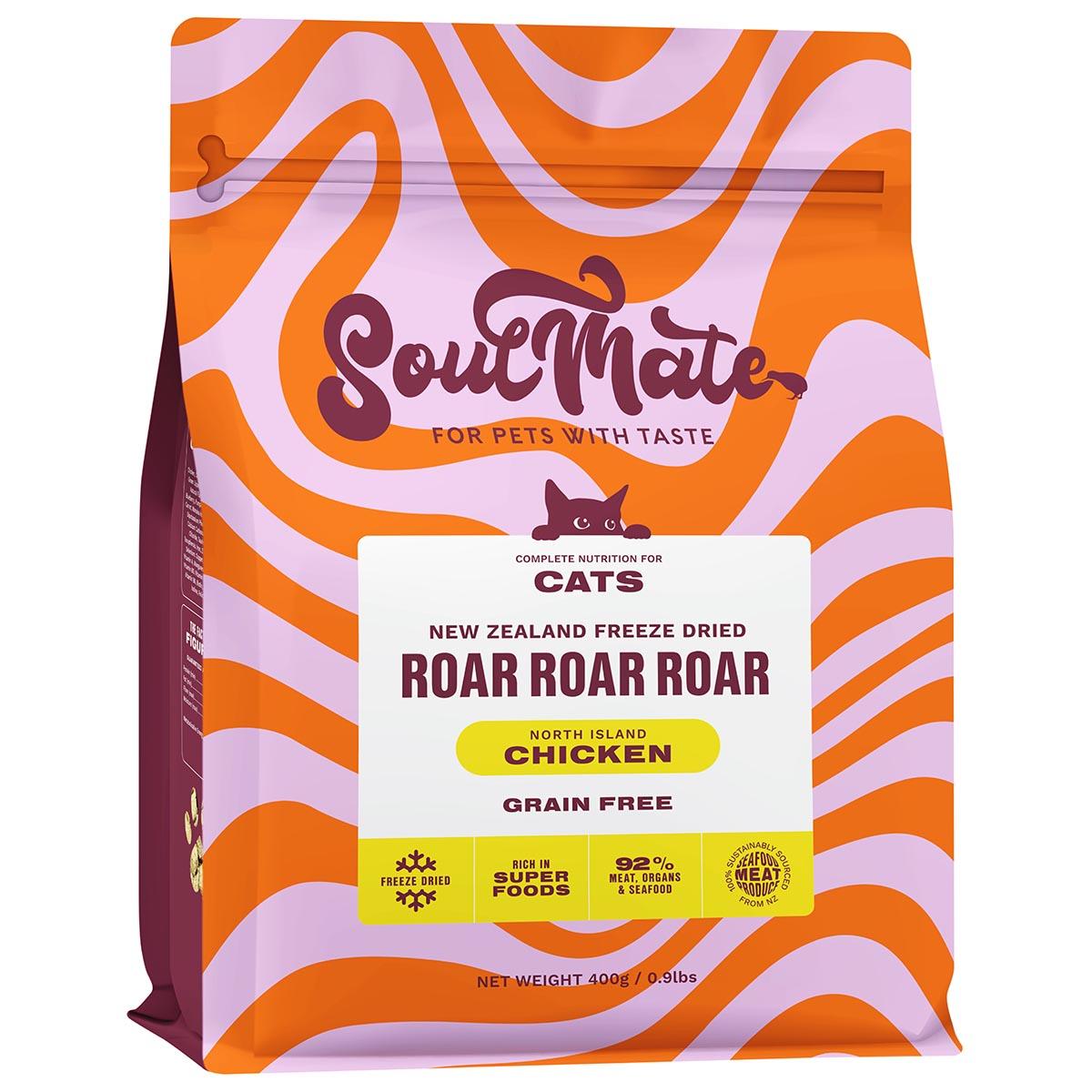 SoulMate Roar Roar Roar North Island Chicken Freeze Dried Cat Food