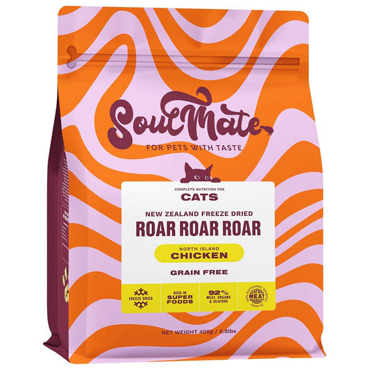 SoulMate Roar Roar Roar North Island Chicken Freeze Dried Cat Food