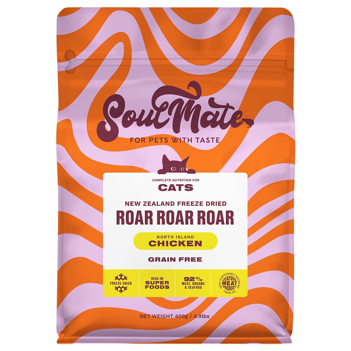 SoulMate Roar Roar Roar North Island Chicken Freeze Dried Cat Food