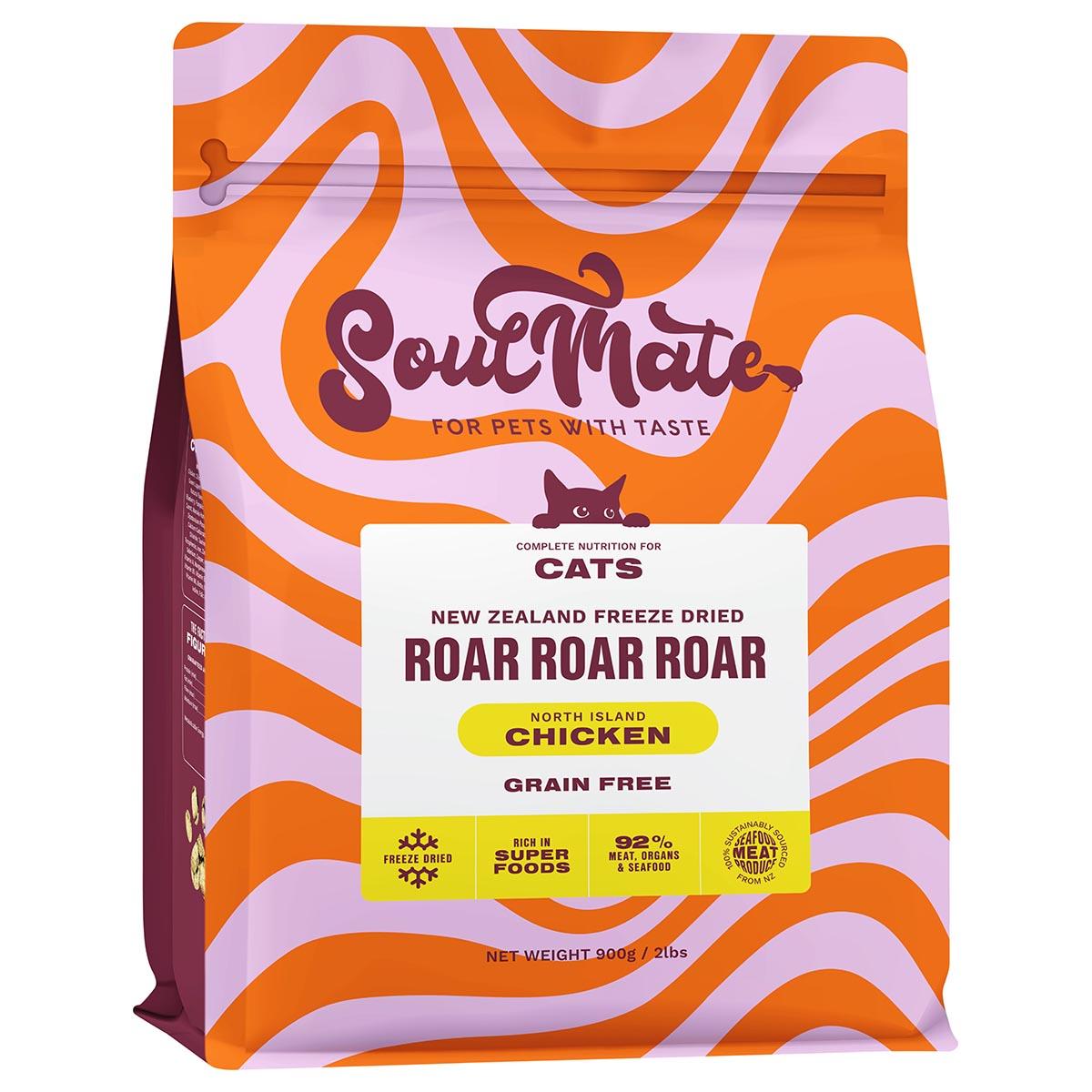 SoulMate Roar Roar Roar North Island Chicken Freeze Dried Cat Food