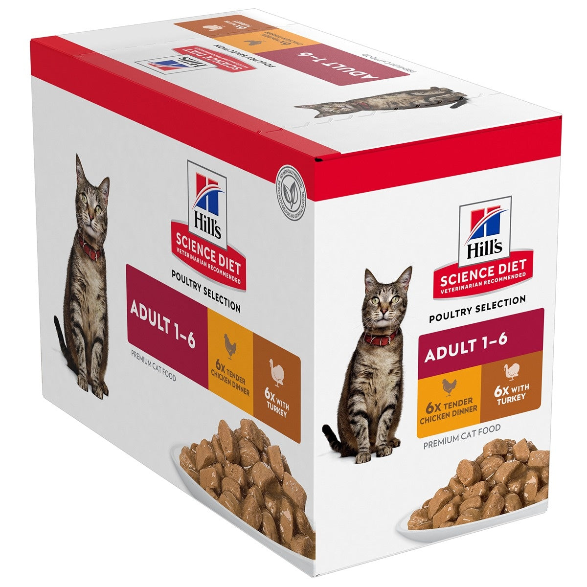 Hill's Science Diet Adult Poultry Wet Cat Food Variety Pack
