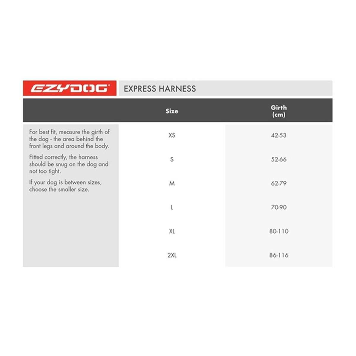 EzyDog Express Dog Harness