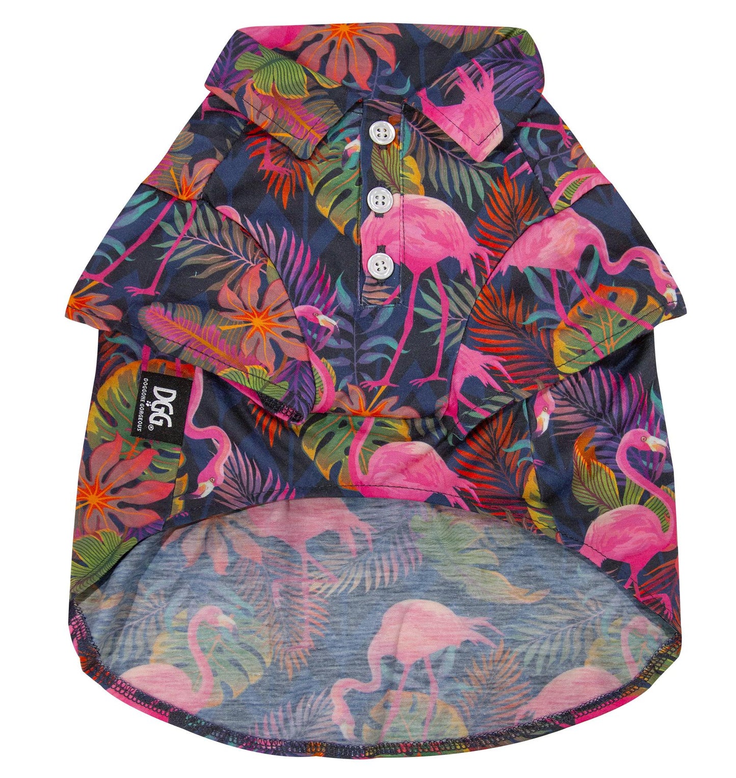 DGG Hawaiian Shirt Flamin' Flamingos