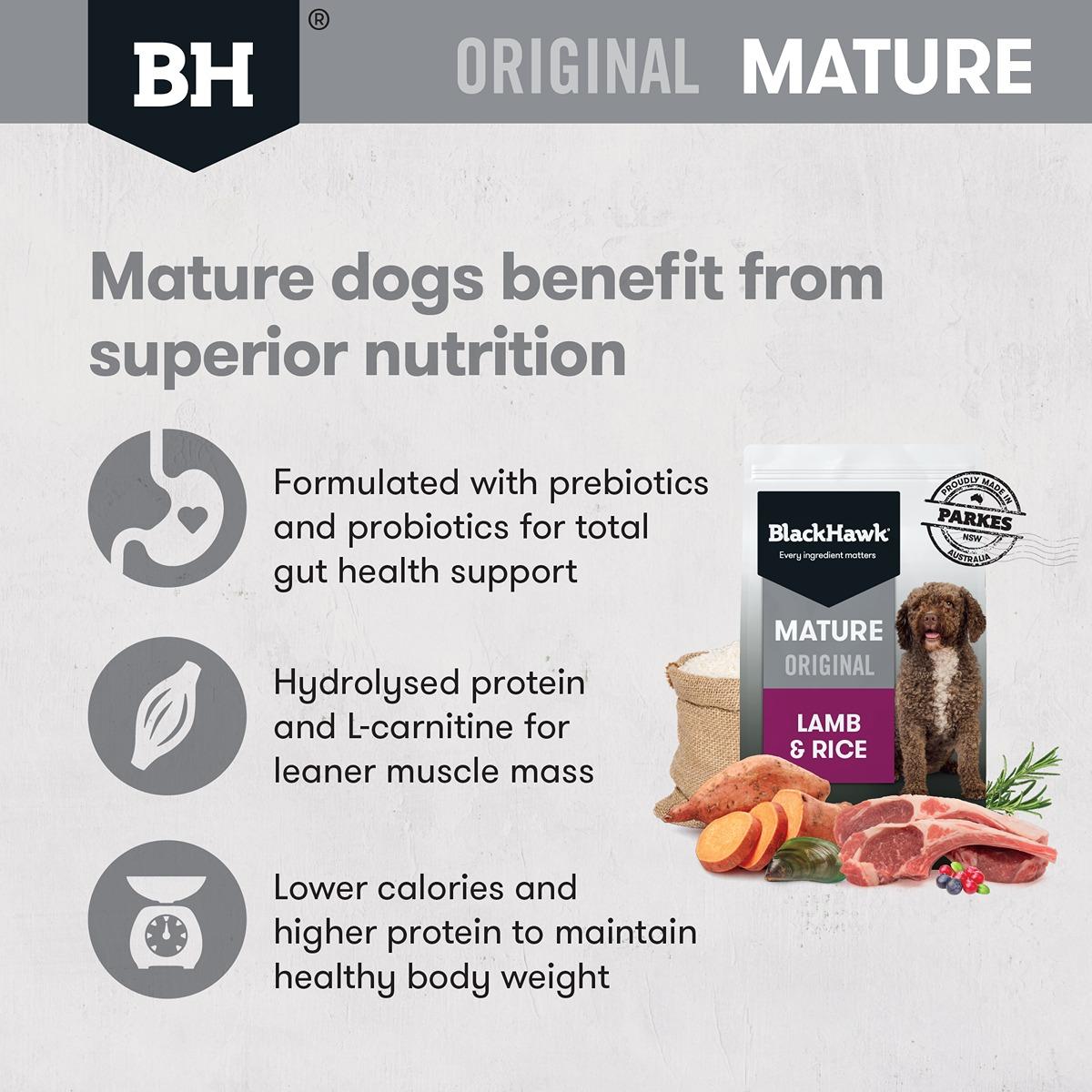 Black Hawk Mature Lamb & Rice Dry Dog Food