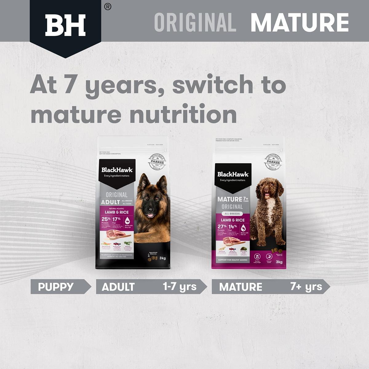Black Hawk Mature Lamb & Rice Dry Dog Food