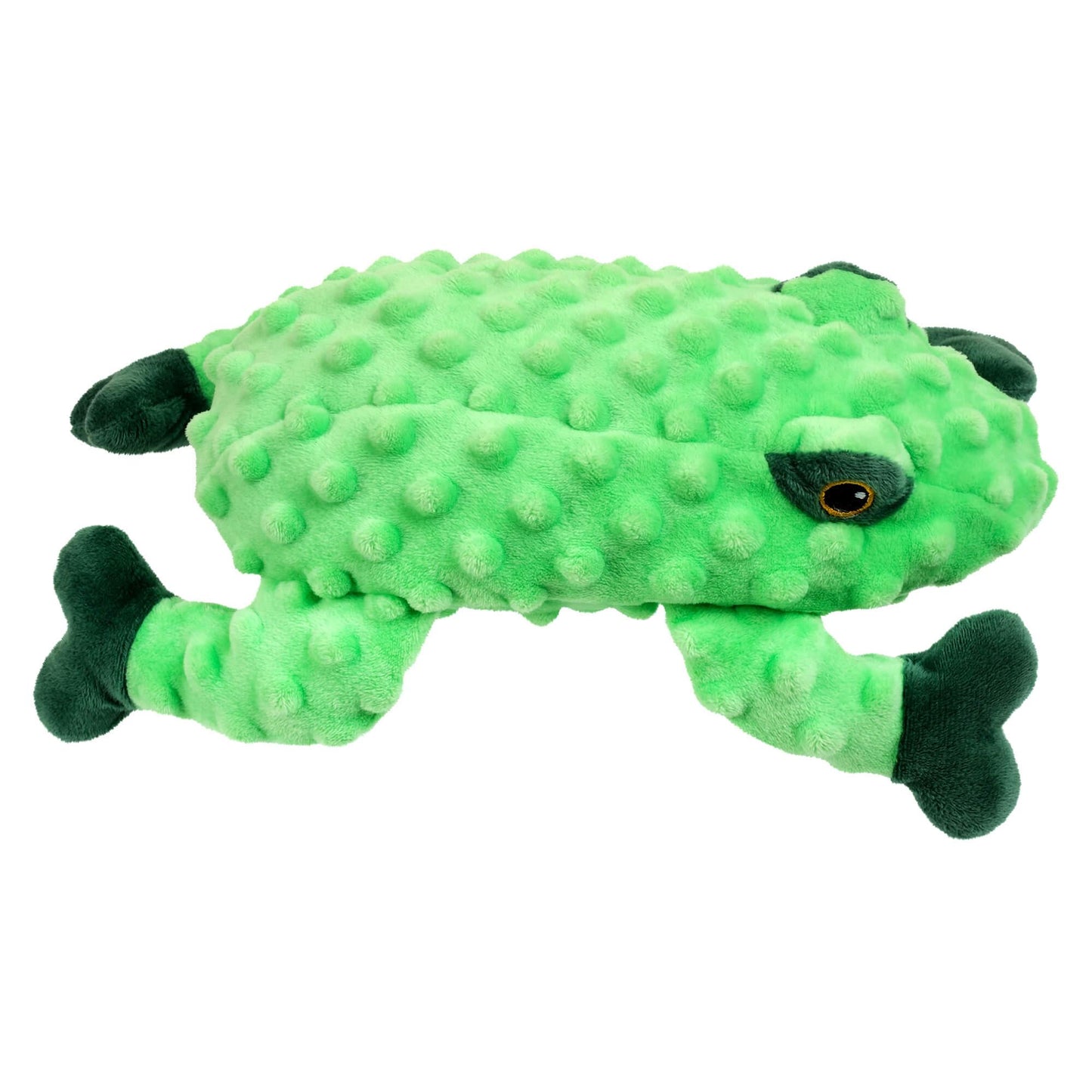 Lexi & Me Textured Plush Frog Dog Toy
