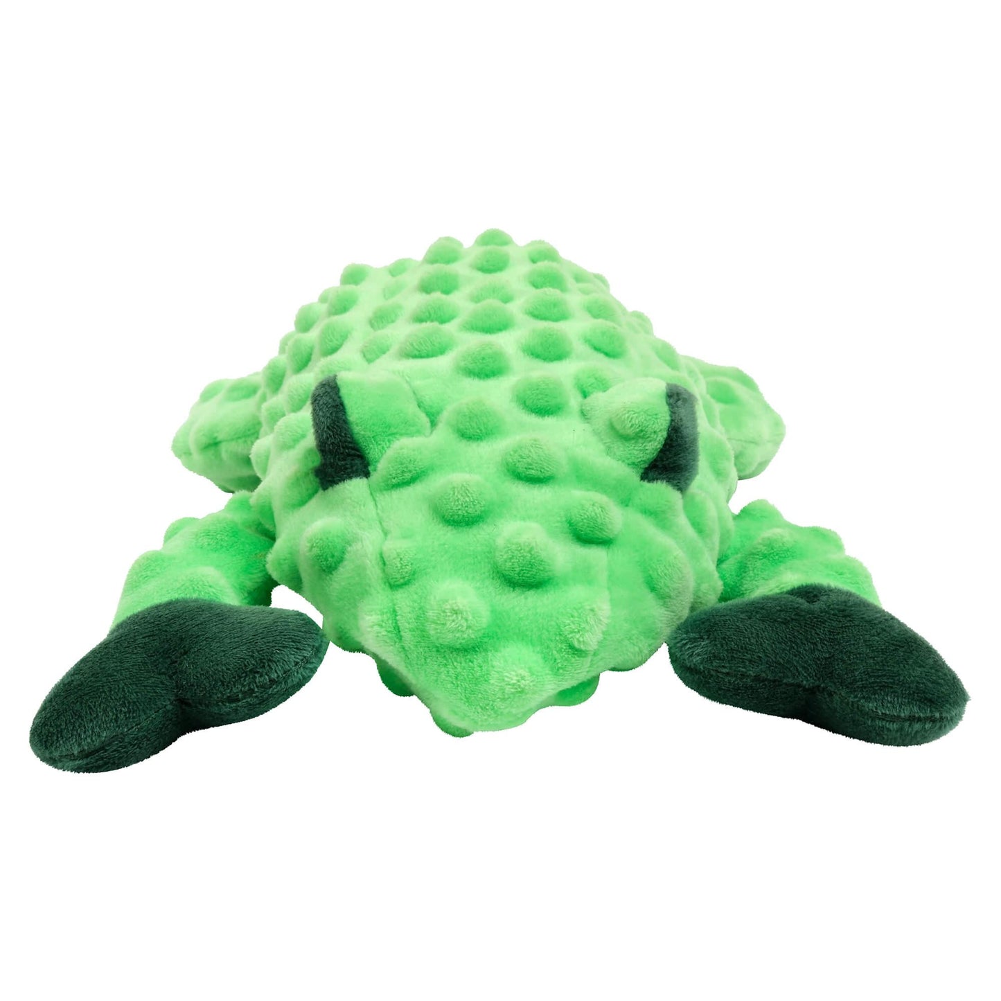 Lexi & Me Textured Plush Frog Dog Toy