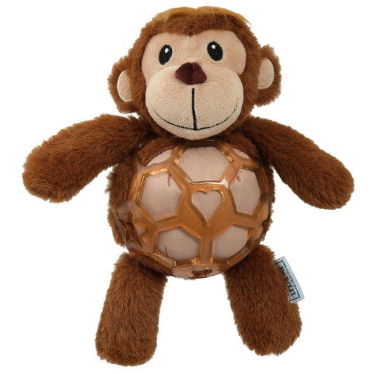 Lexi & Me Monkey Plush & Rubber Dog Toy