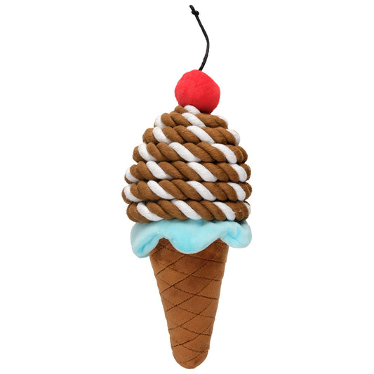 Snack Time Ice-Cream Rope Plush Toy
