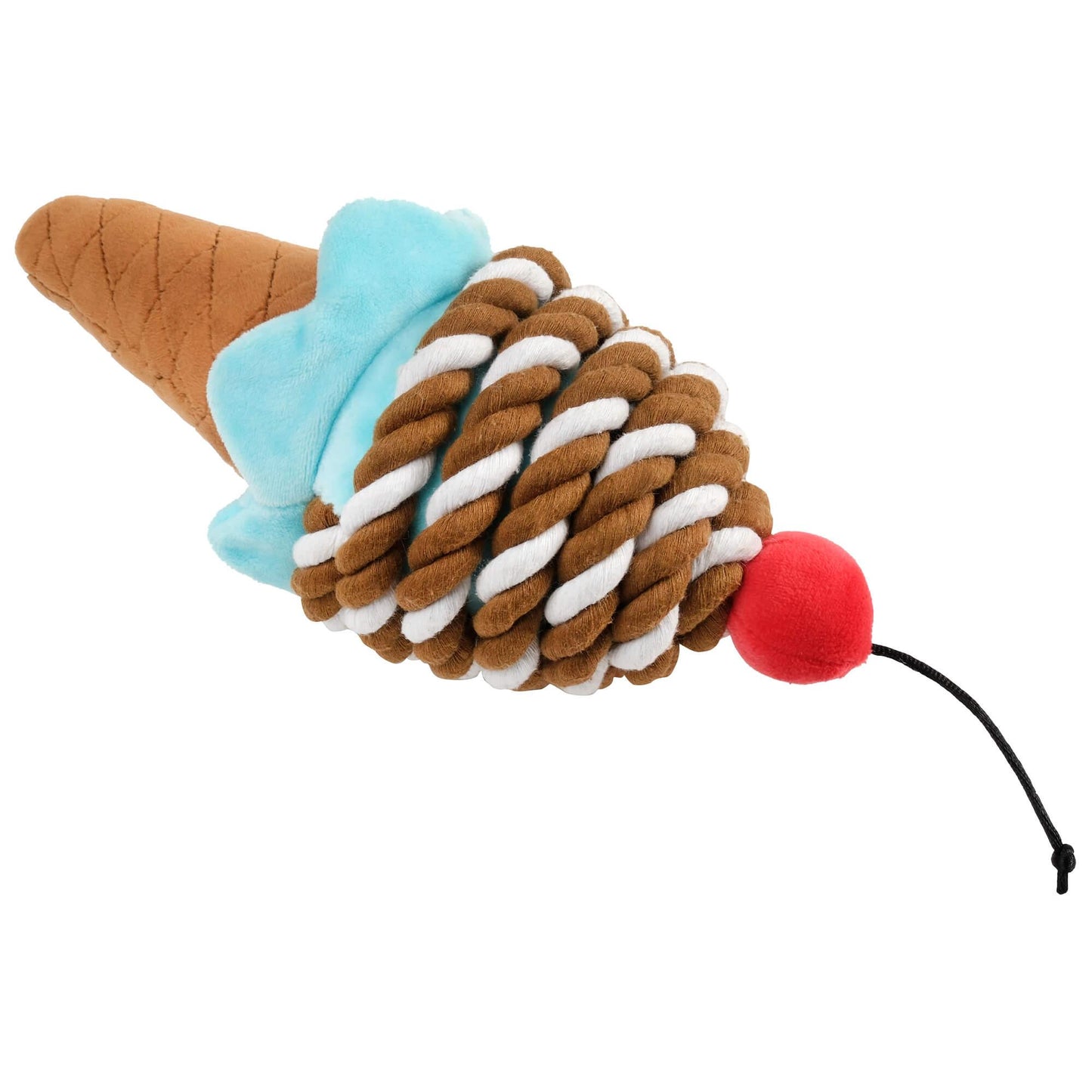 Snack Time Ice-Cream Rope Plush Toy