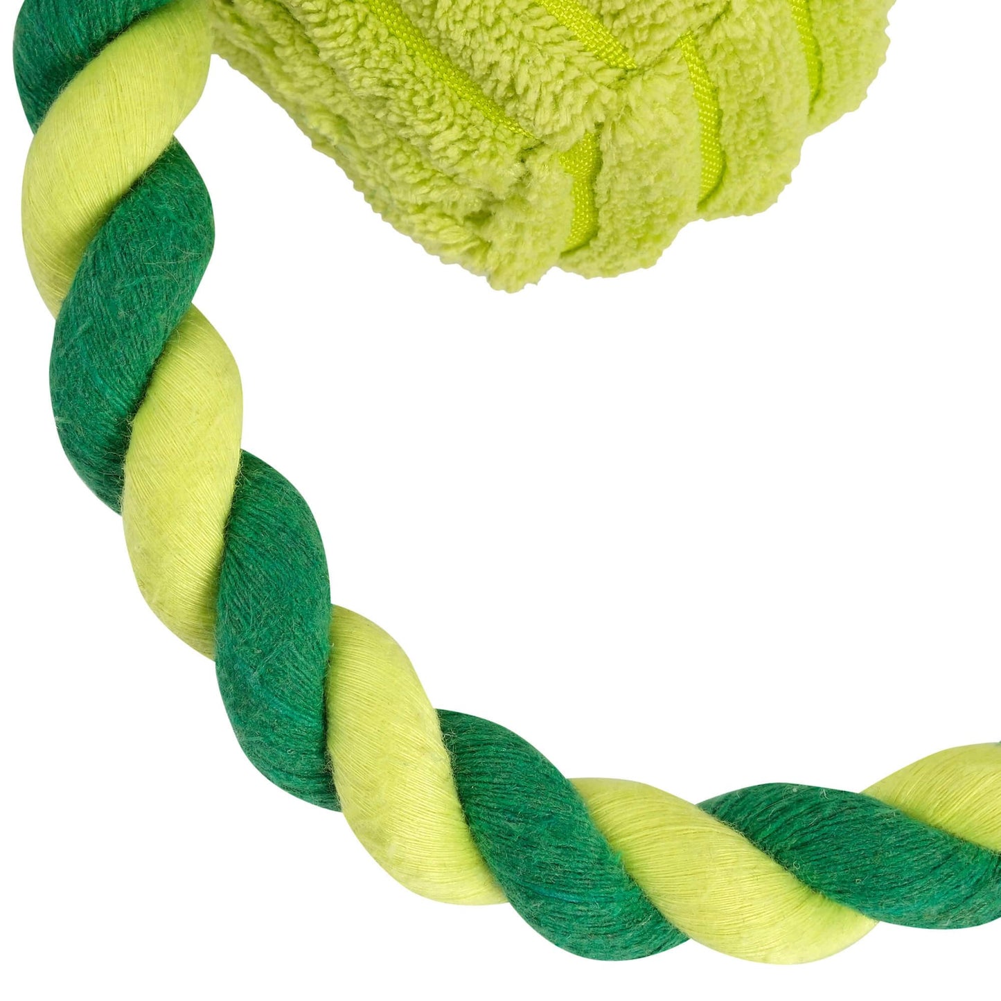 Snack Time Broccoli Plush Rope Toy