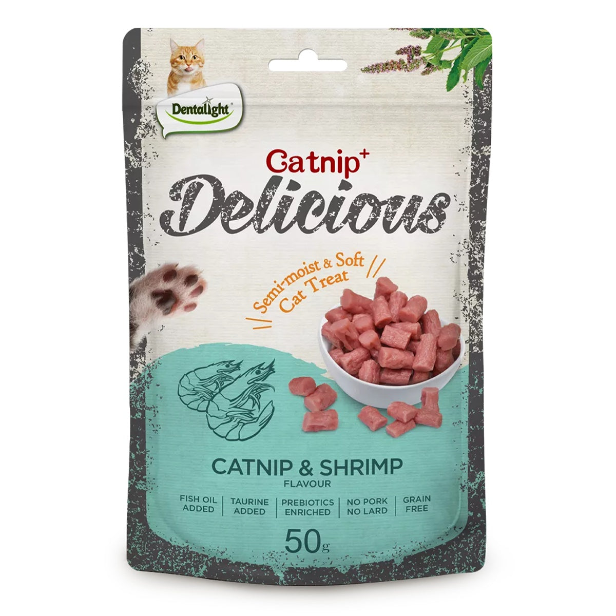 Dentalight Catnip & Shrimp Cat Treat