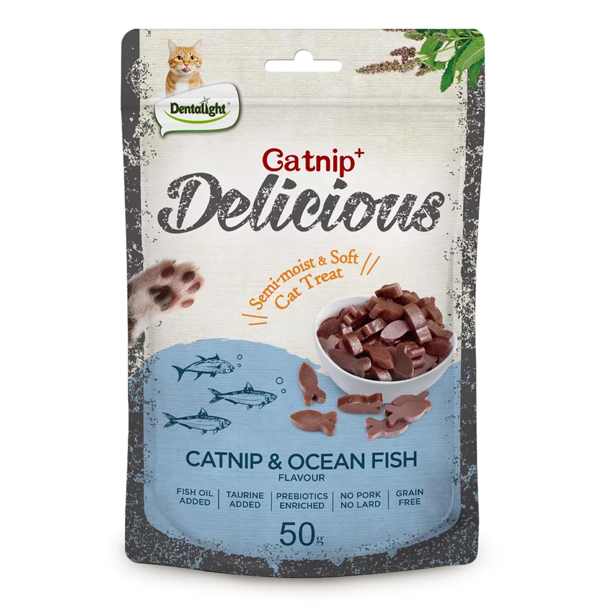 Dentalight Catnip & Ocean Fish Cat Treat