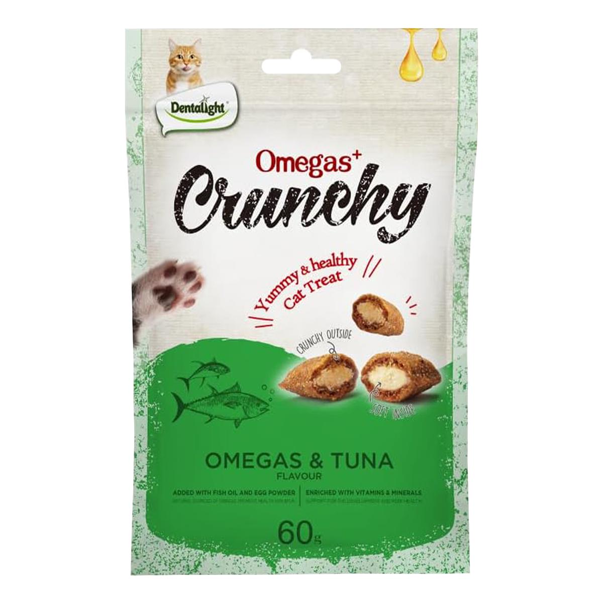 Dentalight Omegas & Tuna Crunchy Cat Treat
