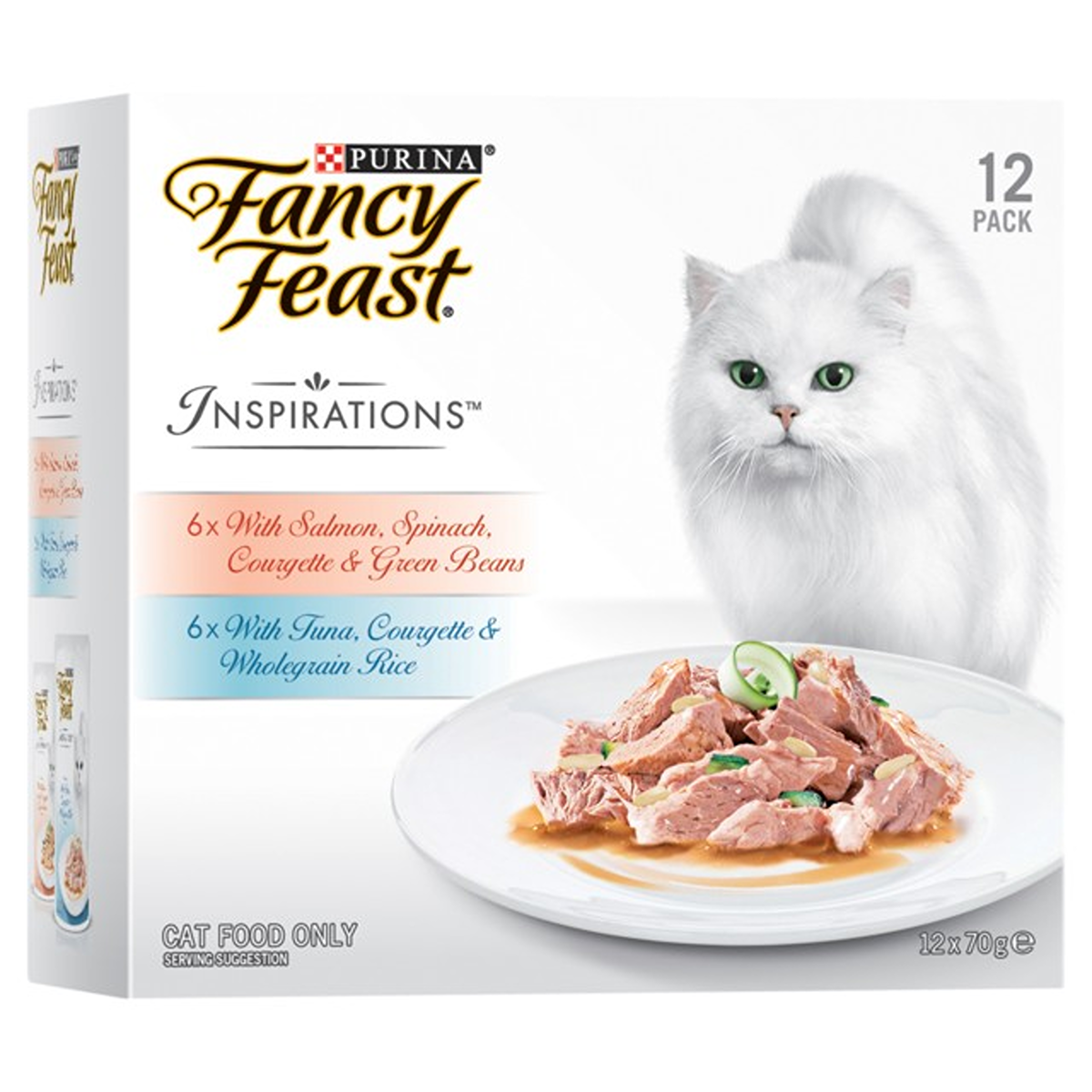 Fancy Feast Inspirations Multipack Salmon & Tuna Wet Cat Food