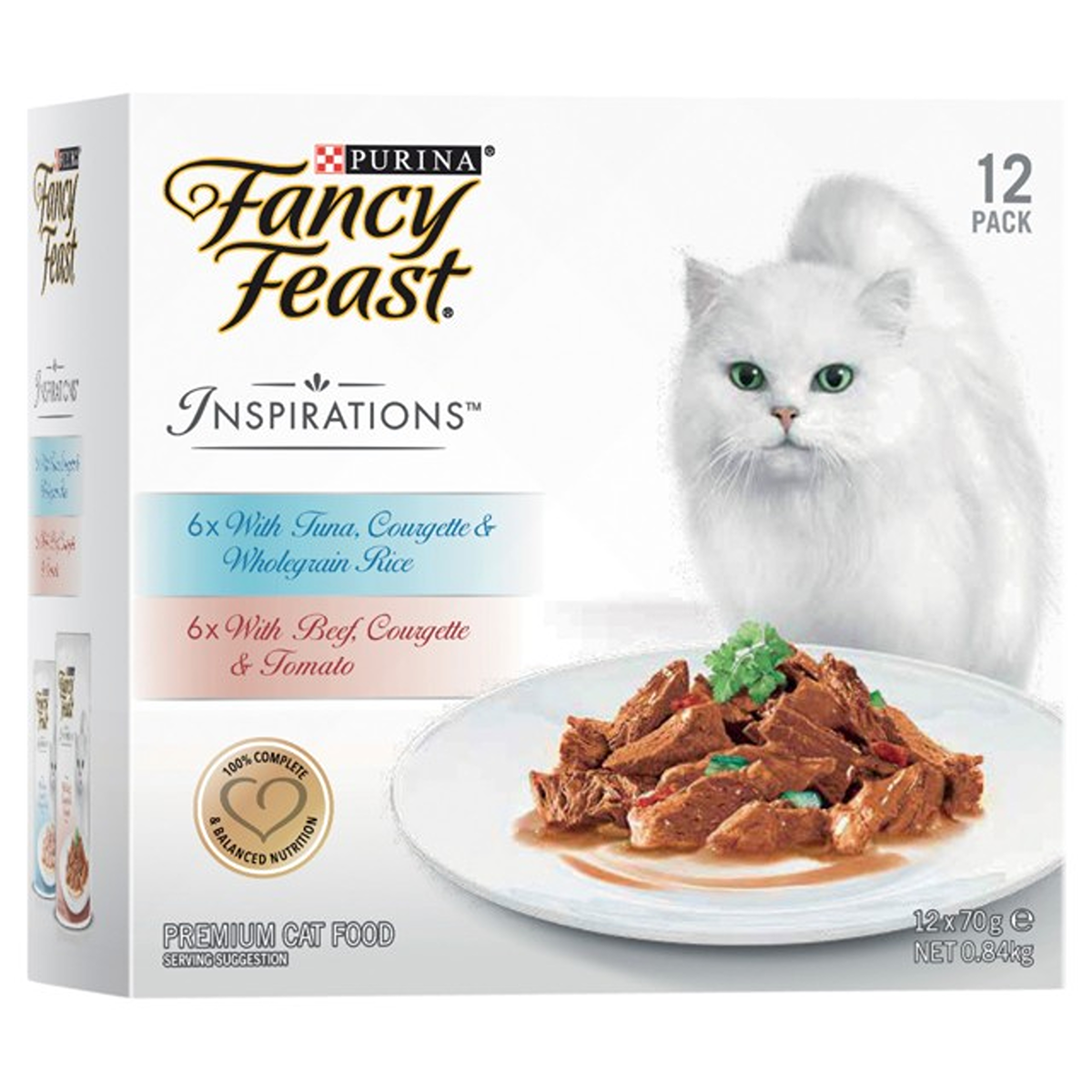 Fancy Feast Inspirations Multipack Tuna & Beef Wet Cat Food