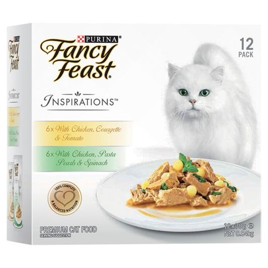 Fancy Feast Inspirations Multipack Chicken Wet Cat Food
