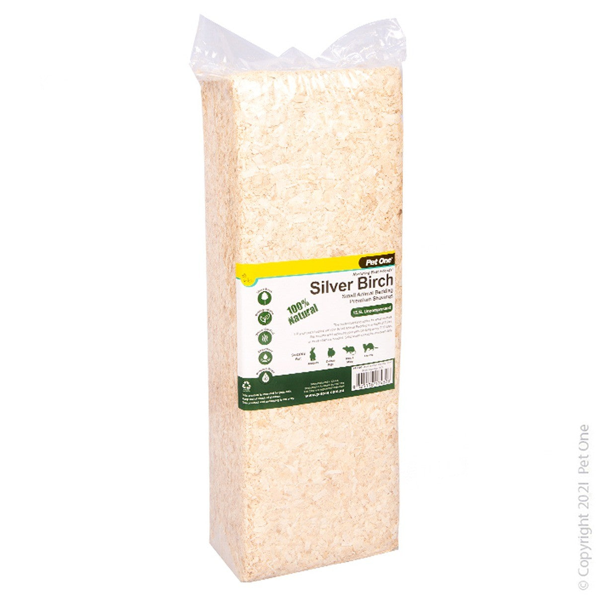 Pet One Small Animal Bedding Silver Birch Shavings
