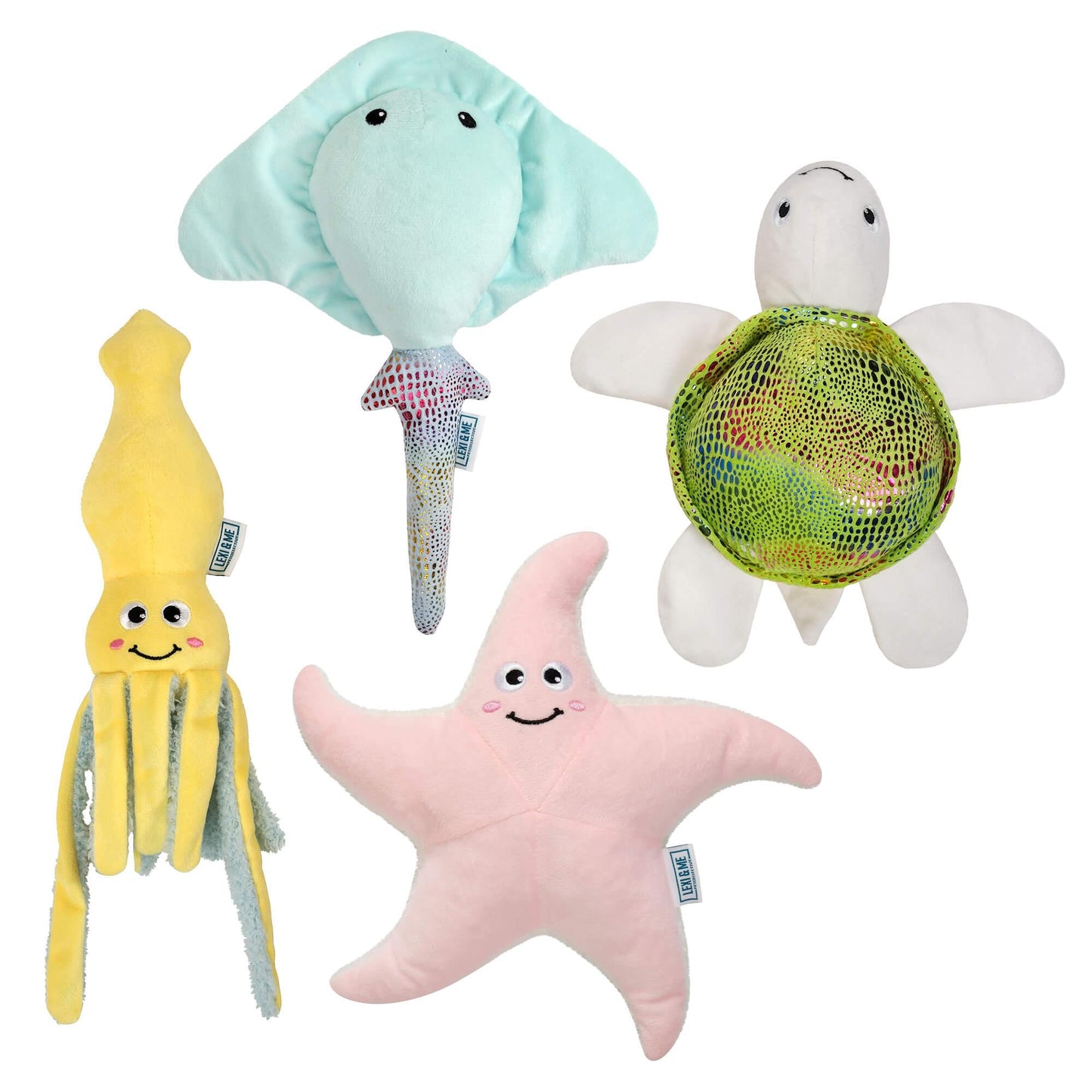 Lexi & Me Stingray Glow Plush Dog Toy