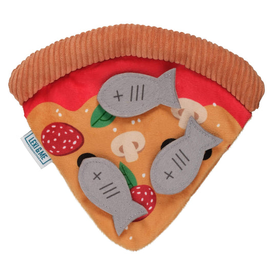 Lexi & Me Flat Fish Pizza Cat Toy