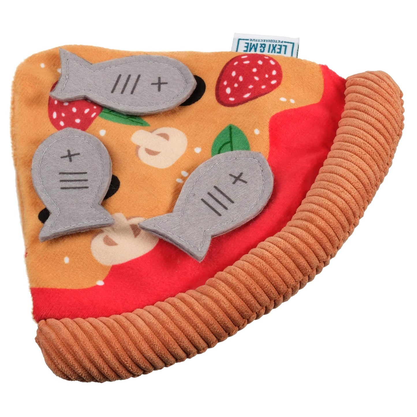 Lexi & Me Flat Fish Pizza Cat Toy