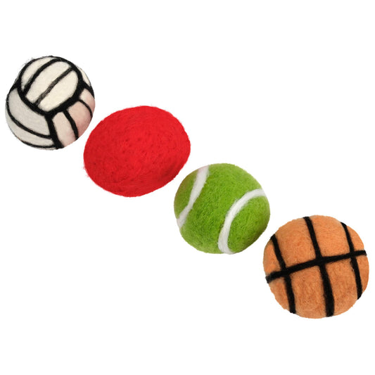 Lexi & Me Sports Balls Cat Toy