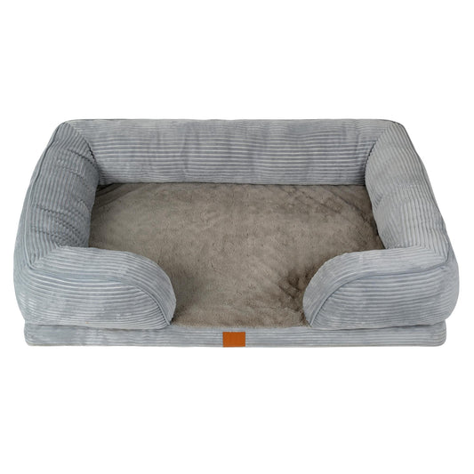 Buddy & Belle Orthopaedic Lounge Bed Pearl Blue