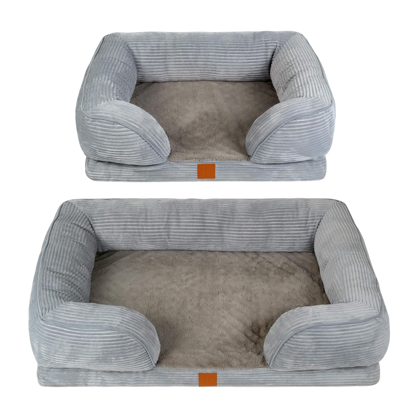 Buddy & Belle Orthopaedic Lounge Bed Pearl Blue