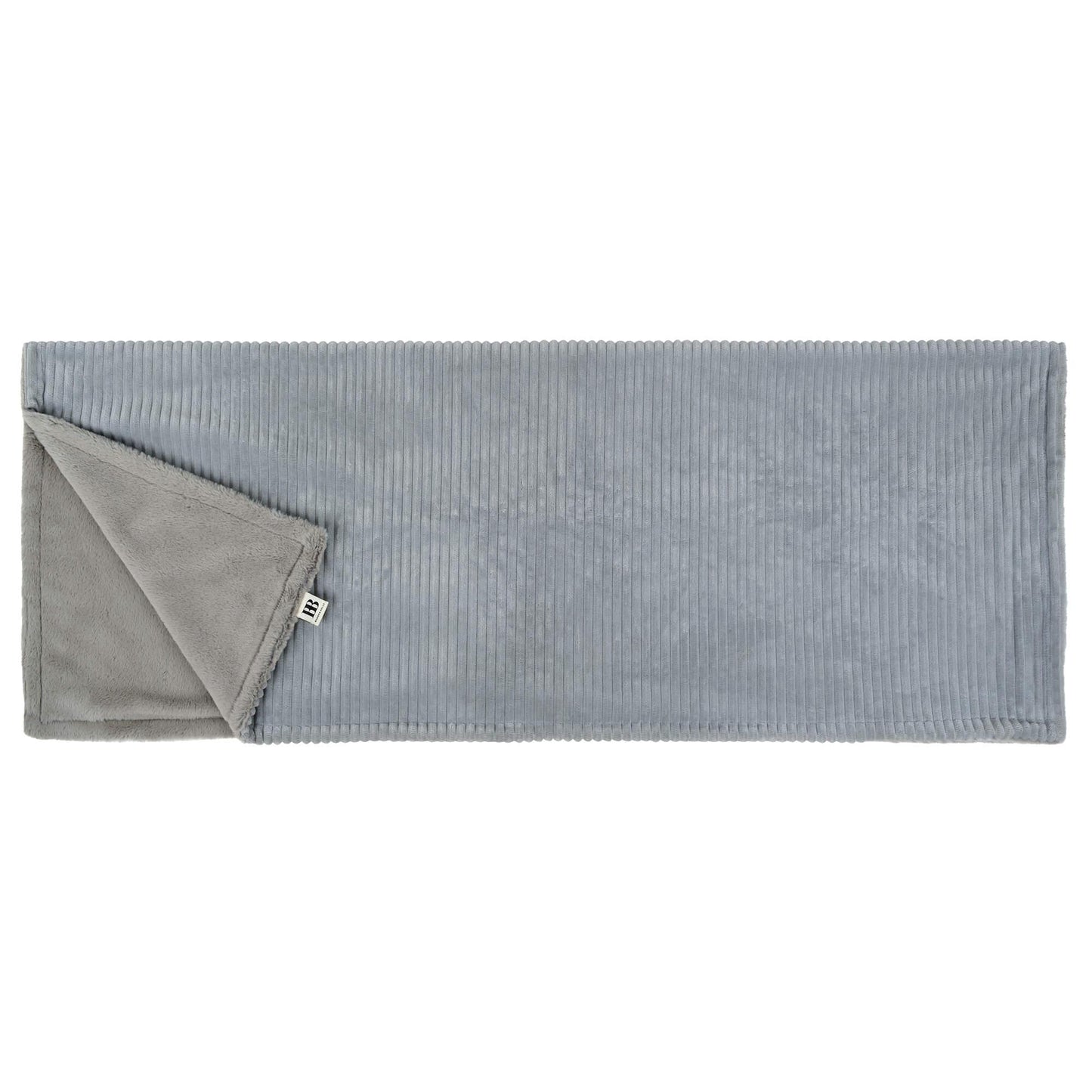 Buddy & Belle Reversible Plush Blanket Peal Blue