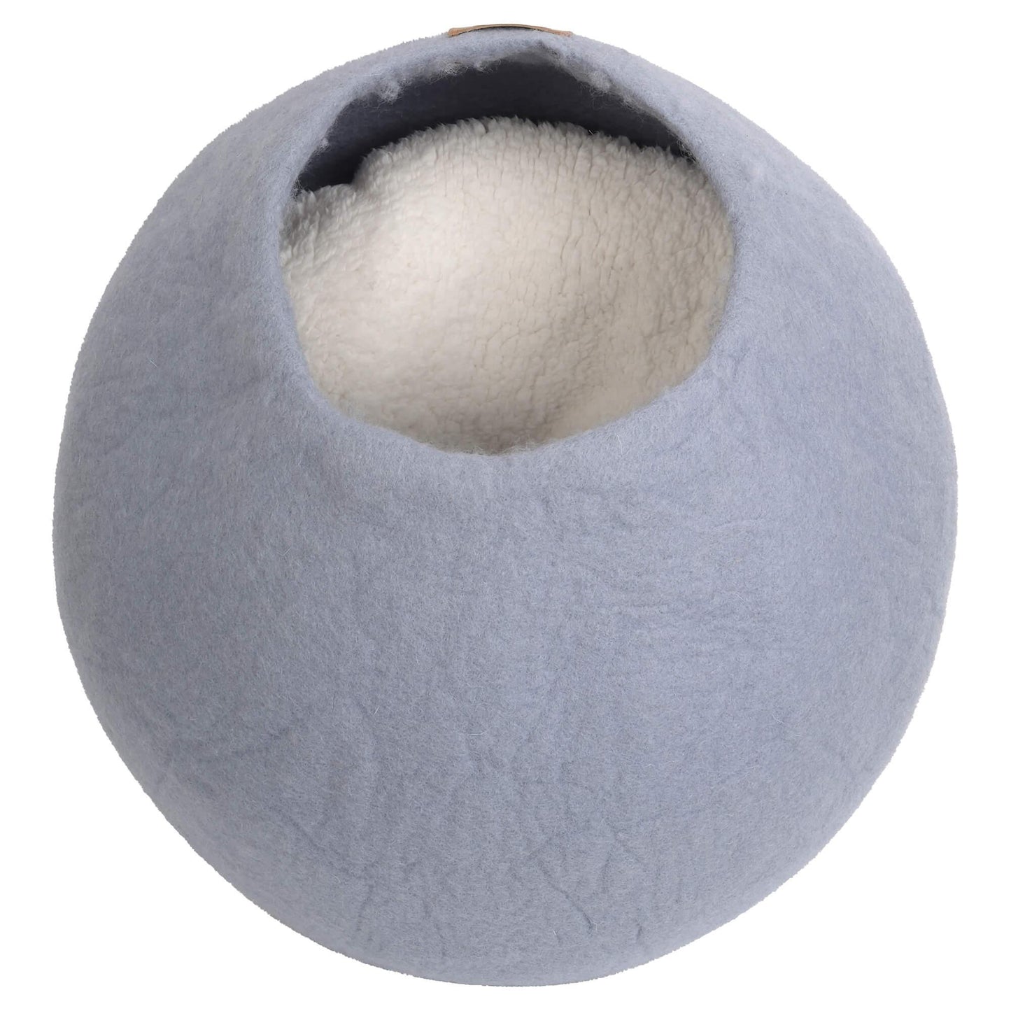 Buddy & Belle Wool Cat Cave Pearl Blue