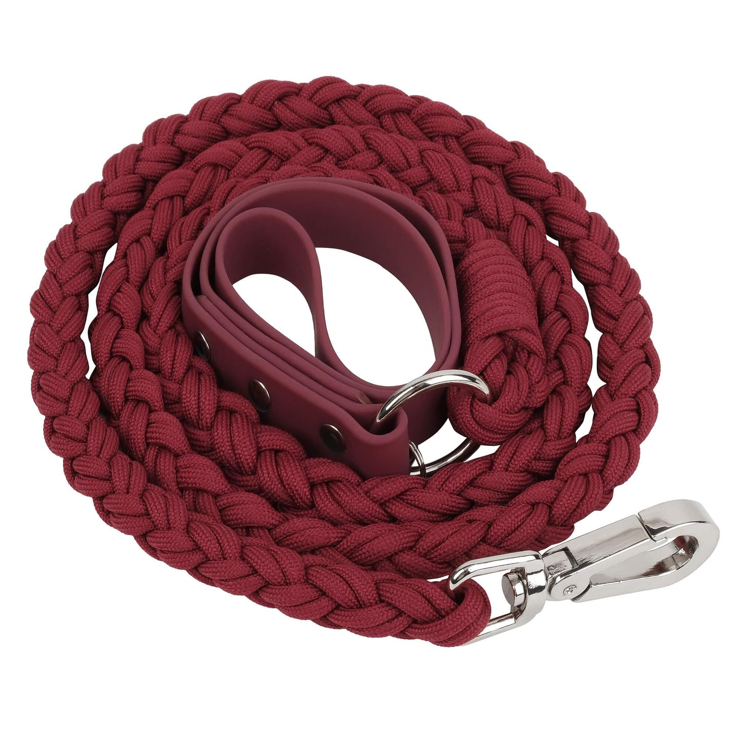 Buddy & Belle Paracord Lead Beet Red
