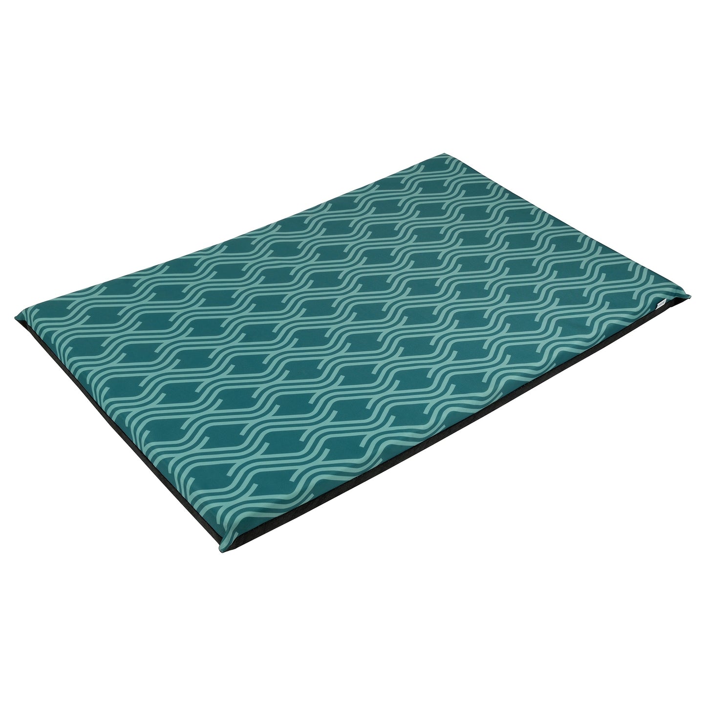 Lexi & Me Large/Extra Large Kennel Dog Mat Green Wave
