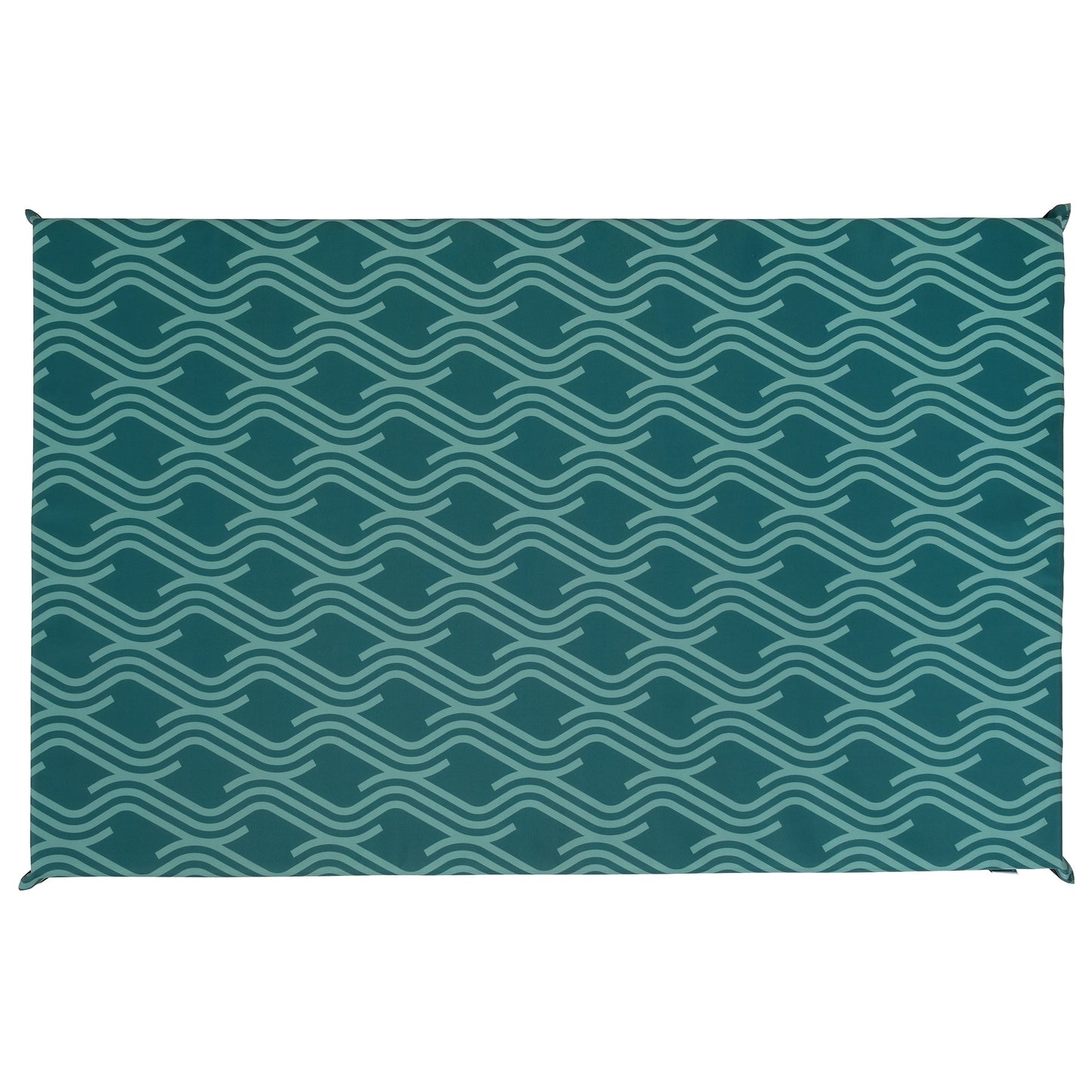 Lexi & Me Large/Extra Large Kennel Dog Mat Green Wave