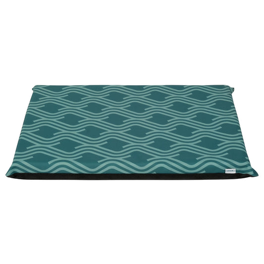 Lexi & Me Kennel/Crate Dog Mat Green Wave
