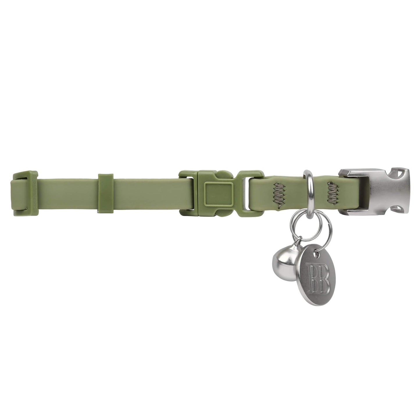 Buddy & Belle PVC Khaki  Cat Collar