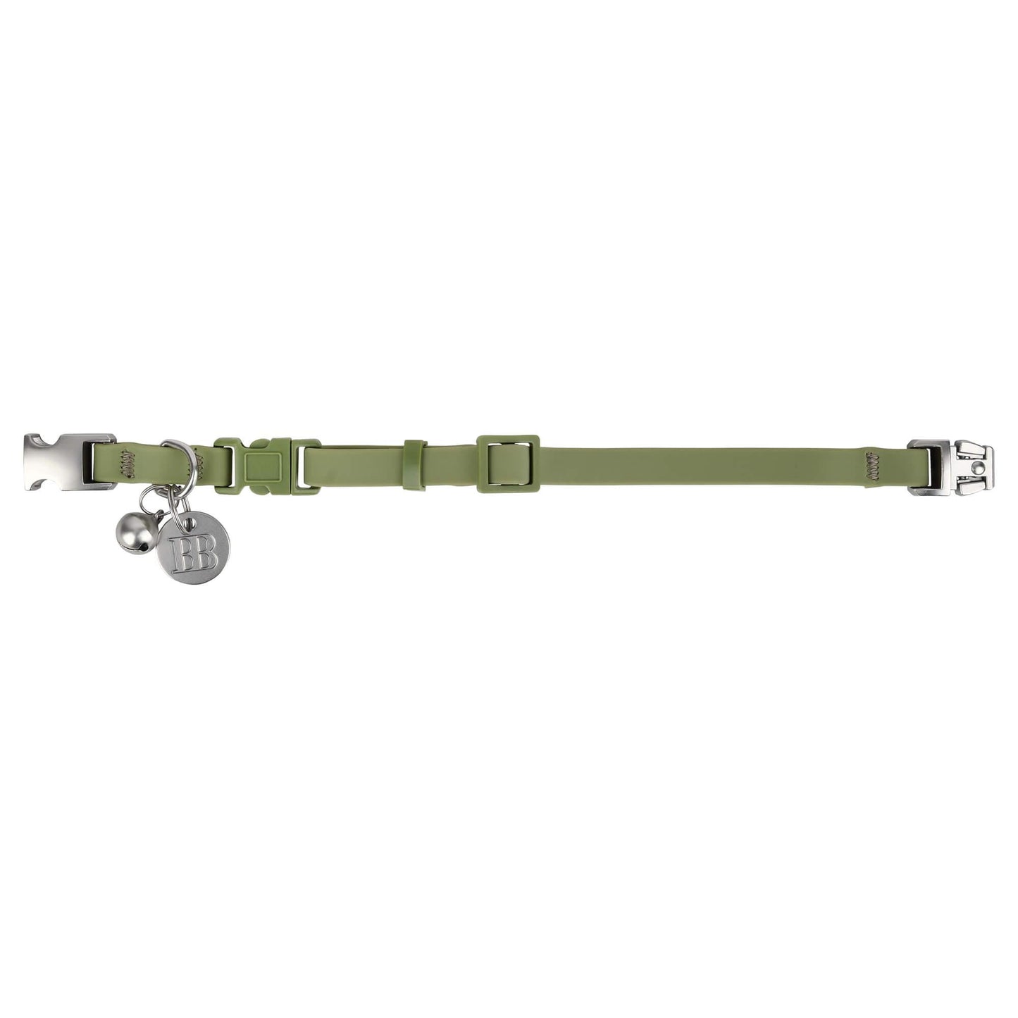 Buddy & Belle PVC Khaki  Cat Collar