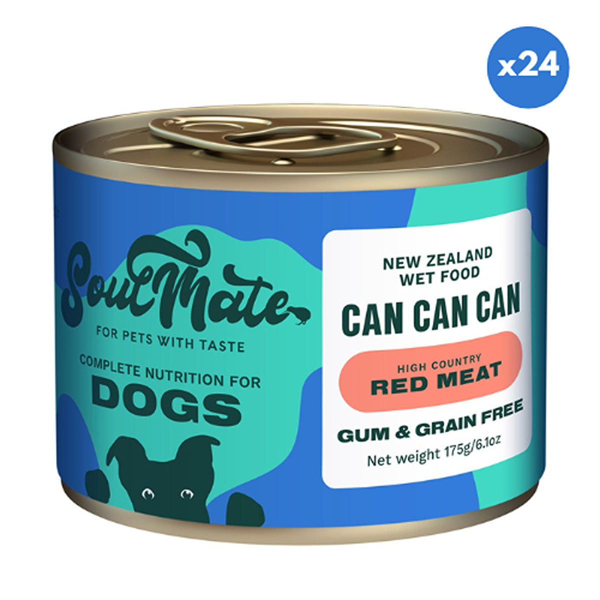 SoulMate Can Can Can High Country Red Meat Wet Dog Food