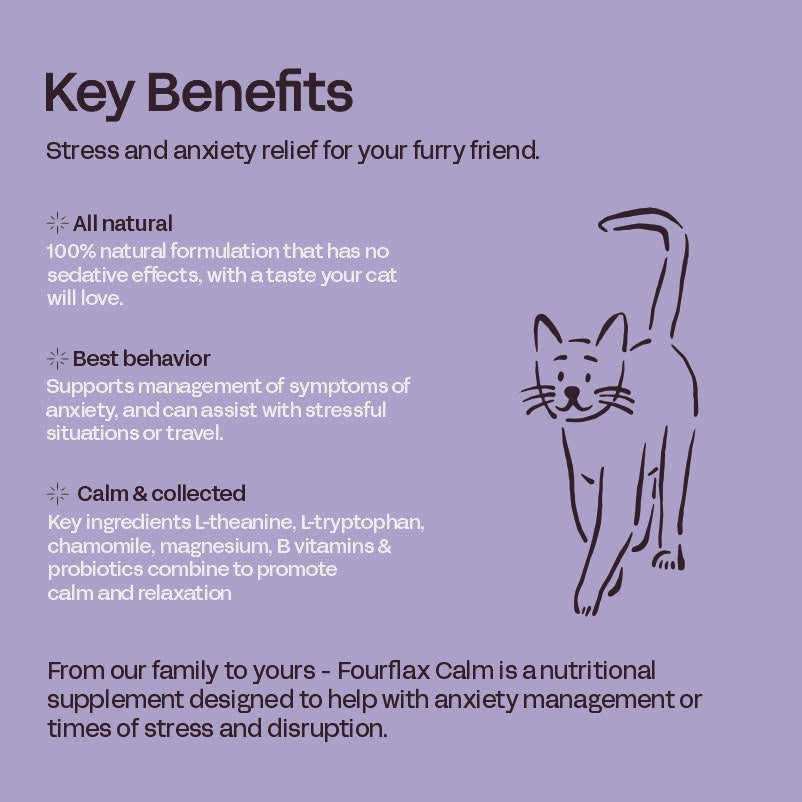 Fourflax Feline Calm Supplement