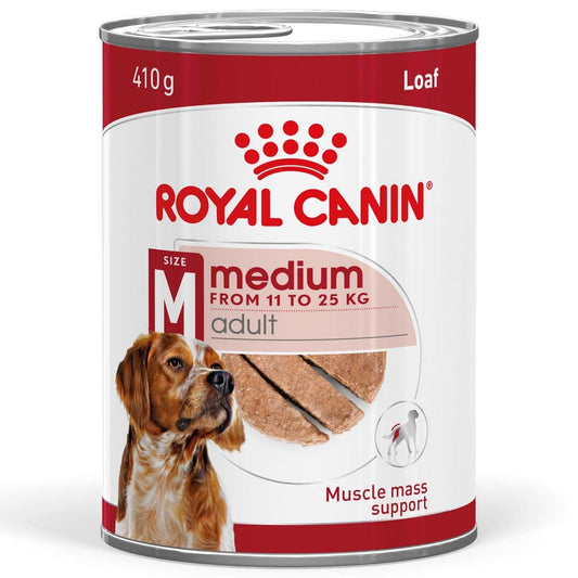 Royal Canin Dog Medium Adult Loaf Can Wet