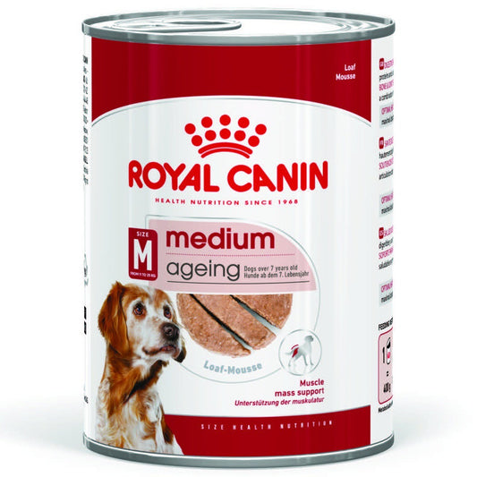 Royal Canin Dog Medium Ageing Loaf Can Wet