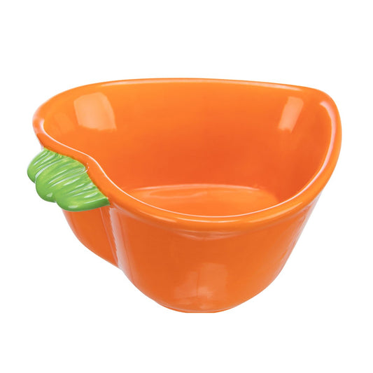 Trixie Ceramic Carrot Small Animal Bowl