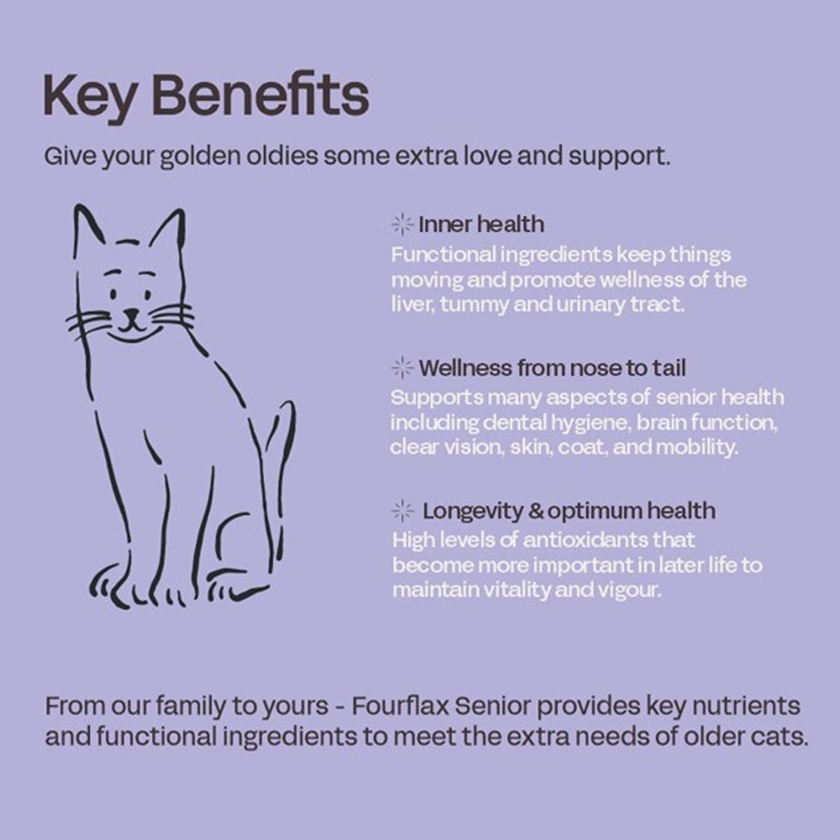 Fourflax Feline Senior Supplement