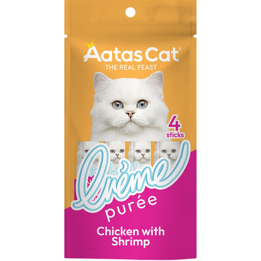 Aatas Chicken with Shrimp Creme Puree Cat Treat