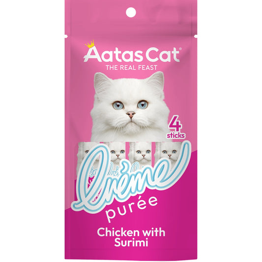 Aatas Chicken with Surimi Creme Puree Cat Treat